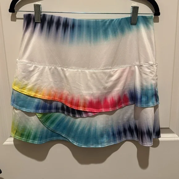 LUCKY IN LOVE Tennis Pickleball Skirt M EUC - Picture 3 of 8